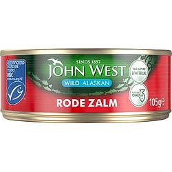 Foto van John west wilde rode zalm msc 105 gram bij jumbo