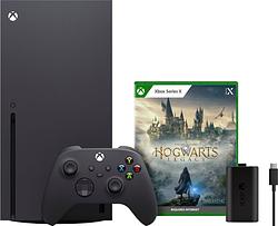 Foto van Xbox series x + hogwarts legacy + play & charge kit