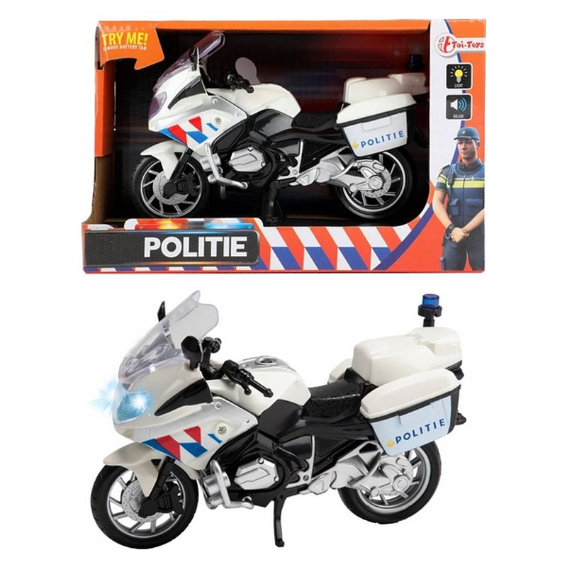 Foto van Politiemotor 1:20 + licht/geluid 29654a