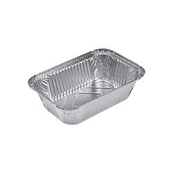 Foto van Aluminium bakjes 900cc 186x121x20mm (100 stuks)