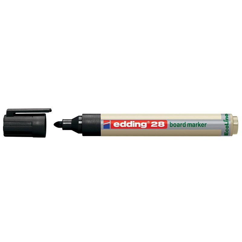 Foto van Edding whiteboardmarker ecoline e-28 zwart 10 stuks