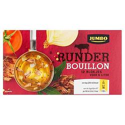 Foto van Jumbo runderbouillon 12 stuks