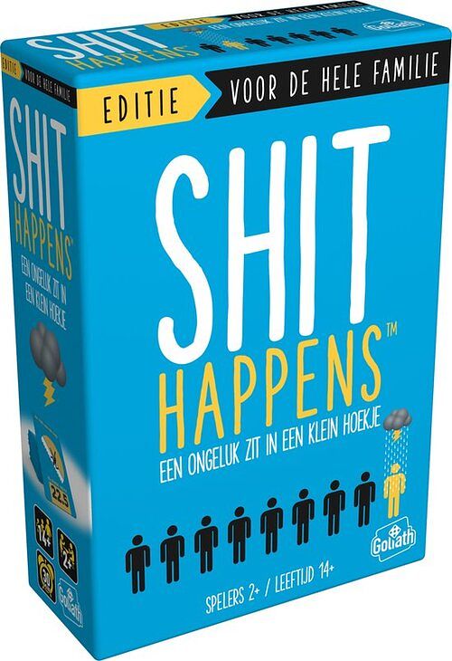 Foto van Shit happens familie editie - spel;spel (8720077255548)