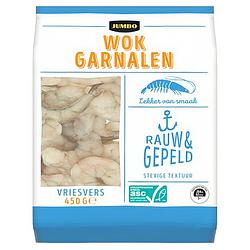 Foto van Jumbo wokgarnalen asc 450g