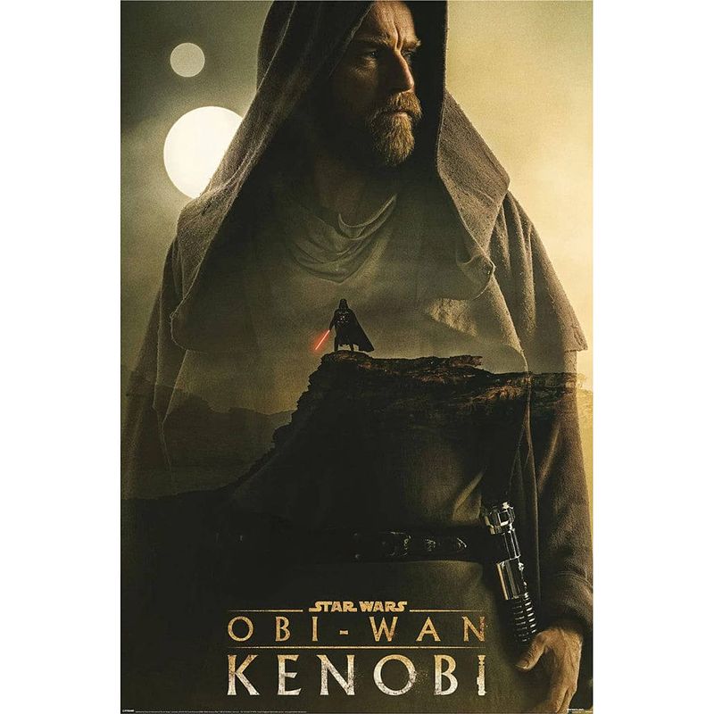 Foto van Poster star wars obi-wan kenobi light vs dark 61x91,5cm