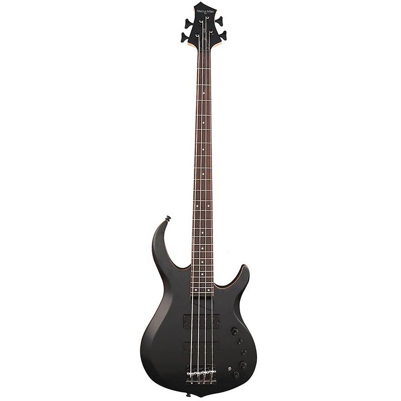 Foto van Sire marcus miller m2+ 4 2nd generation transparent black 4-snarige elektrische basgitaar