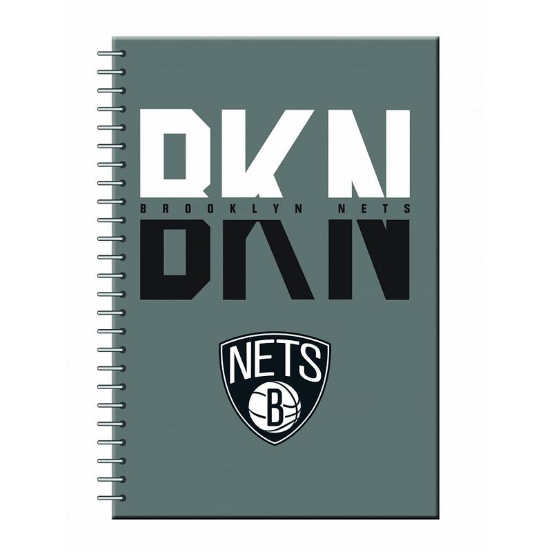 Foto van Nba notitieboek b5 spiral 70 pagina's 25 x 17 cm papier grijs