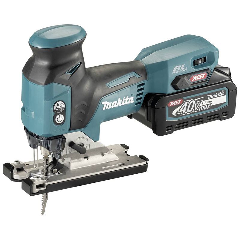 Foto van Makita accu-decoupeerzaag jv001gd101 brushless, incl. accu, incl. lader 700 w 40 v 2.5 ah