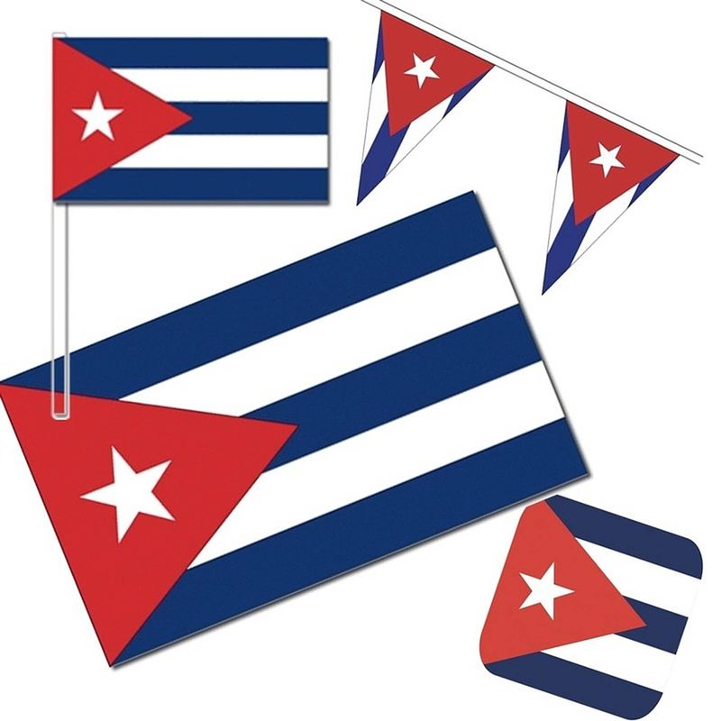 Foto van Feestartikelen cuba versiering pakket - feestdecoratievoorwerp