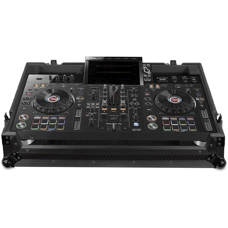 Foto van Udg u91076bl ultimate flight case black voor pioneer xdj-rx3 (met wielen)