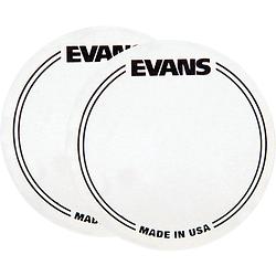 Foto van Evans eqpc1 bassdrum patch wit (2 stuks)