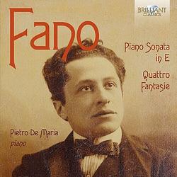 Foto van Fano: piano sonata in e, quattro fantasie - cd (5028421953533)