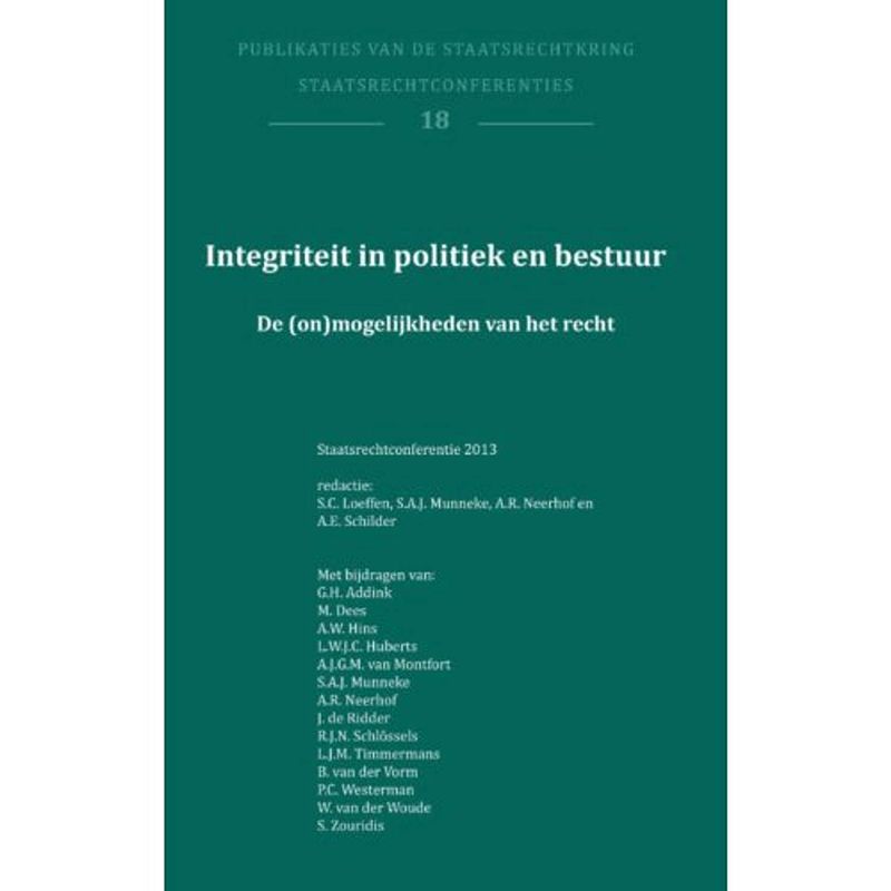 Foto van Integriteit in politiek en bestuur - publikaties