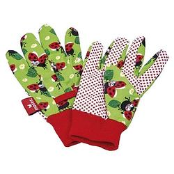 Foto van Moses tuinhandschoenen krabbelkäfer 4-6 jaar groen/rood