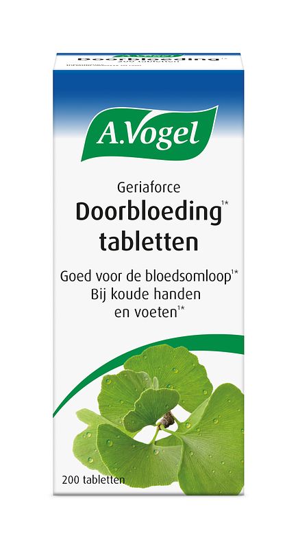 Foto van A.vogel geriaforce doorbloeding* tabletten