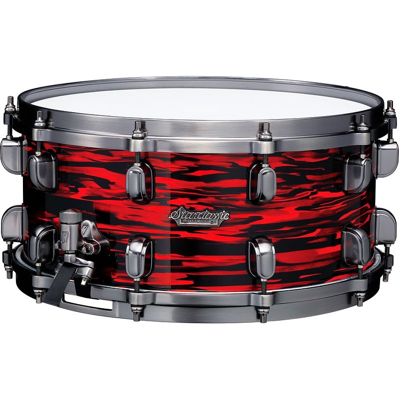 Foto van Tama mrs1465bn-roy starclassic maple snaredrum 14 x 6 inch black nickel