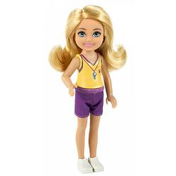 Foto van Barbie tienerpop chelsea can be meisjes 15,3 cm geel/paars