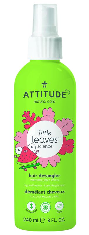 Foto van Attitude little leaves anti-klit haarspray watermeloen & kokos