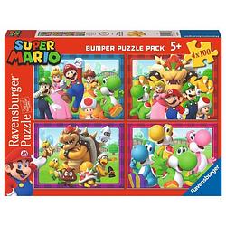 Foto van Ravensburger puzzel super mario 4 in 1 100 stukjes