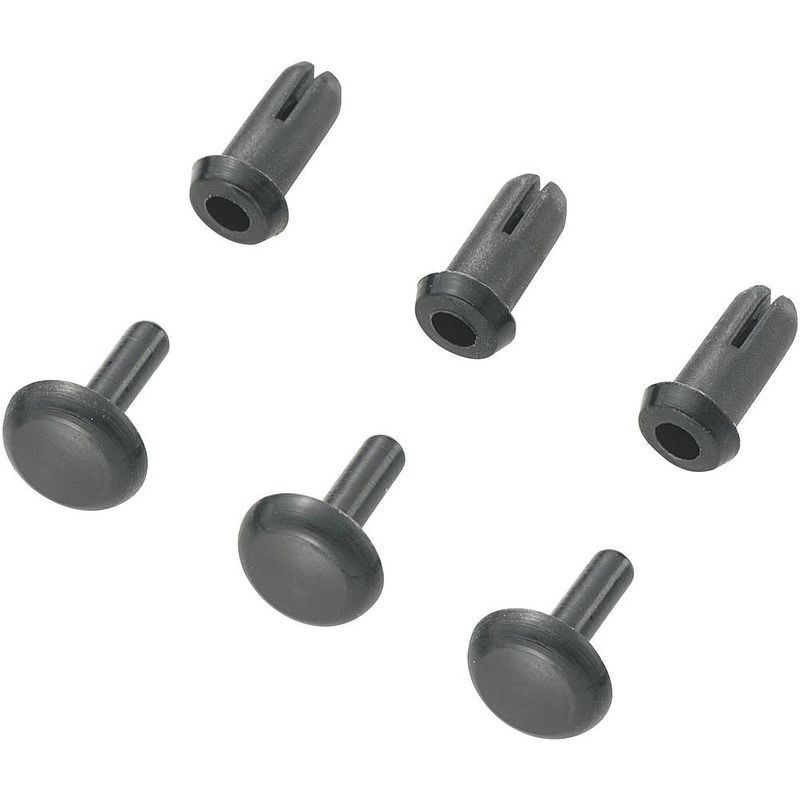 Foto van Tru components tc-srr-365k203 klinknagel gat diameter 3 mm zwart 1 stuk(s)