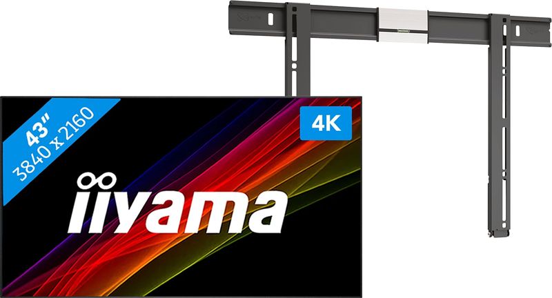 Foto van Iiyama prolite le4340uhs-b1 + vogel's thin 505