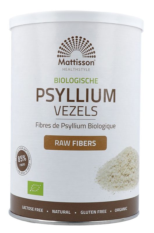 Foto van Mattisson healthstyle biologische psyllium vezels