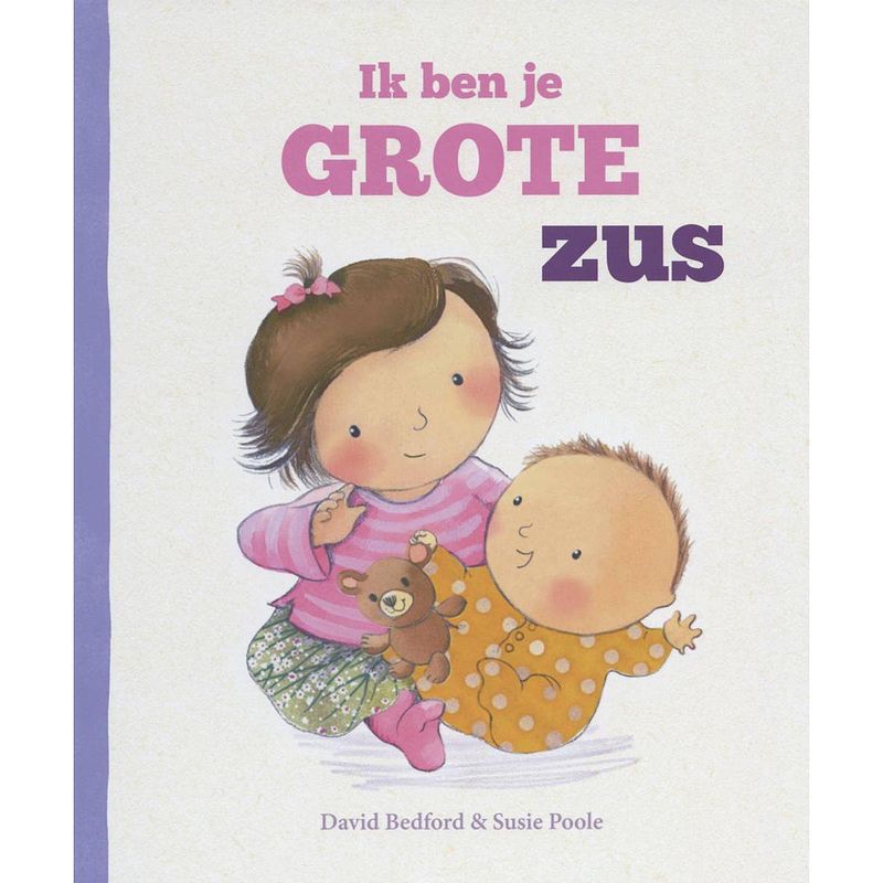 Foto van Rebo productions kinderboek ik ben je grote zus 29,5 x 25,5 cm