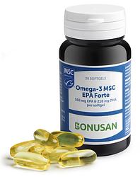 Foto van Bonusan omega-3 msc epa forte softgels