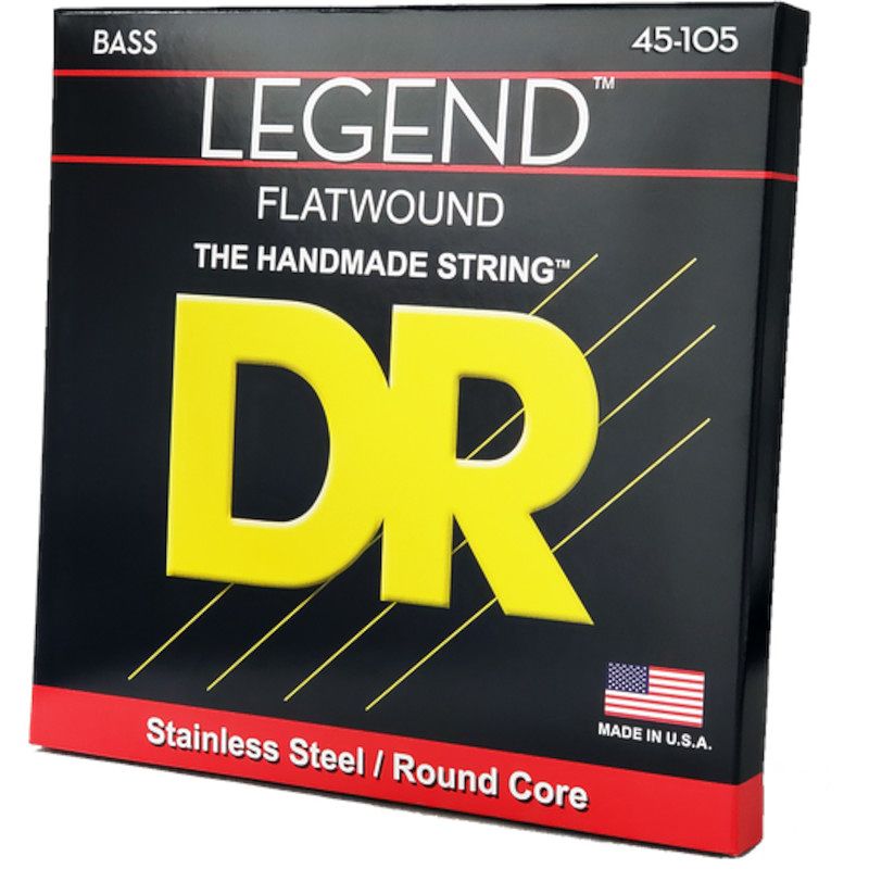 Foto van Dr strings fl-45 legend 45-105 set snaren voor elektrische basgitaar