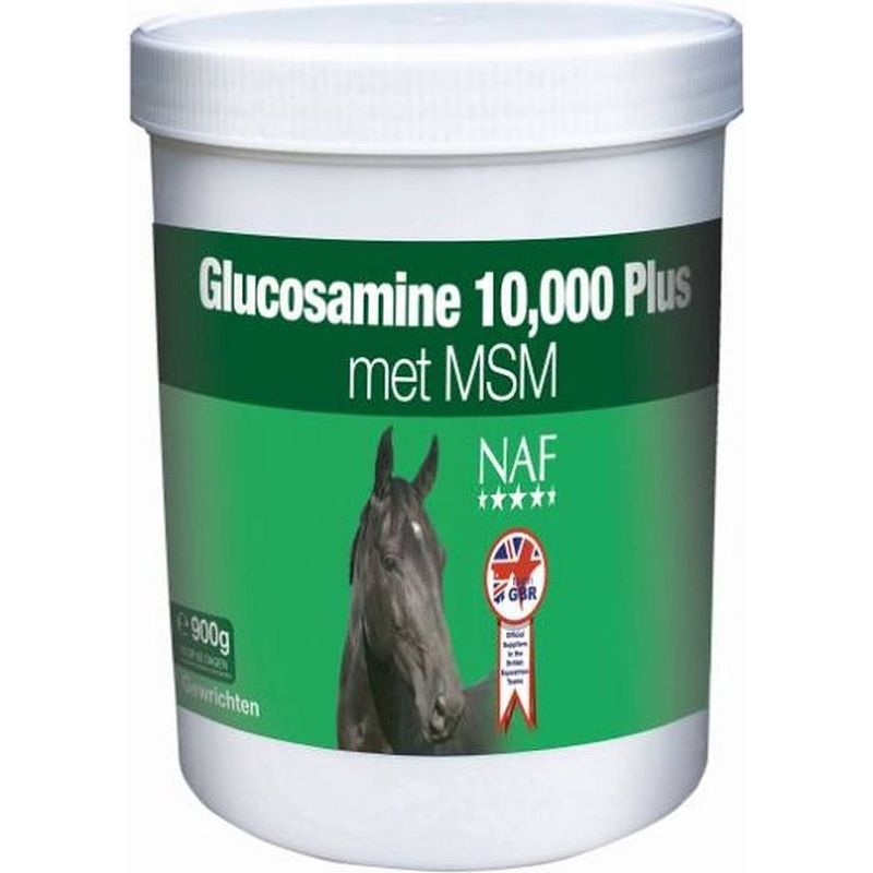 Foto van Naf - glucosamine 10,000 plus - met msm - 900g