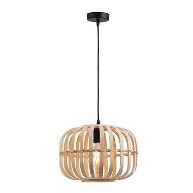 Foto van Hanglamp asher naturel e27 150xø33 cm - leen bakker