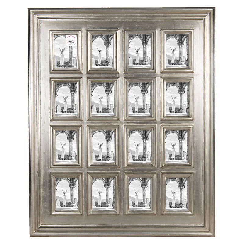 Foto van Haes deco - multi fotolijst 13x18 zilverkleurig, formaat 90x4x110 cm - dramatic chic