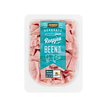 Foto van Jumbo gekookte reepjes beenham 150g