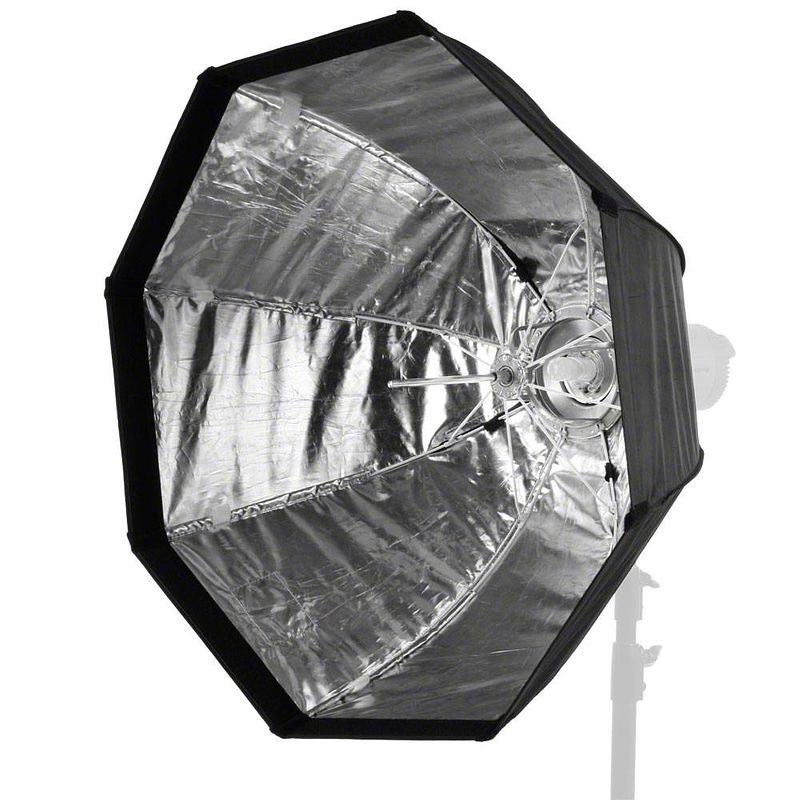 Foto van Walimex pro easy octagon schirm 17132 softbox (ø x l) 90 cm x 46 cm 1 stuk(s)