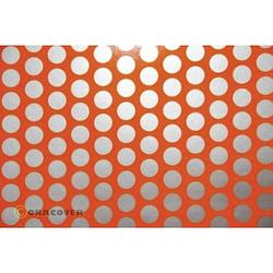 Foto van Oracover 41-064-091-002 strijkfolie fun 1 (l x b) 2 m x 60 cm rood, oranje, zilver