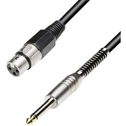 Foto van Paccs paccs audio adapterkabel [1x jackplug male 6,3 mm - 1x xlr-bus] 3.00 m zwart