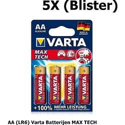 Foto van Varta longlife max power aa batterijen - 20 stuks