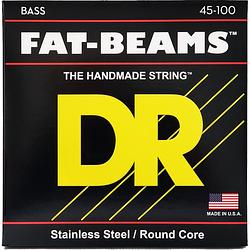 Foto van Dr strings fb-45/100 fat-beams light to medium 45-100 basgitaarsnaren