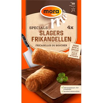 Foto van Mora specials slagersfrikandellen 4 x 80g bij jumbo