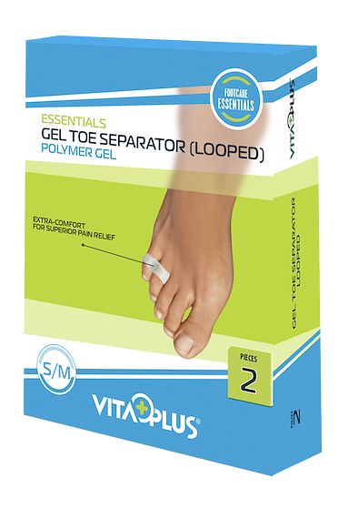 Foto van Vitaplus essentials gel toe separator (looped) maat s/m