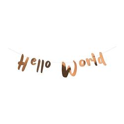 Foto van Slinger hello world