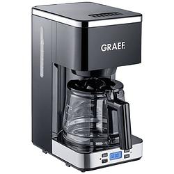 Foto van Graef fk 502 koffiezetapparaat zwart capaciteit koppen: 10 timerfunctie, glazen kan, warmhoudfunctie, display