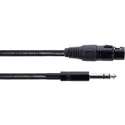 Foto van Cordial em1fv elements verloopkabel xlr female - 6.3mm trs jack 1m