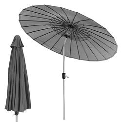 Foto van Parasol shanghai ø 270 cm antraciet aluminium en polyester ml-design