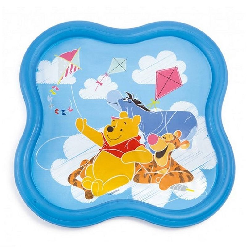 Foto van Intex opblaaszwembad winnie the pooh sproeier 140 cm blauw