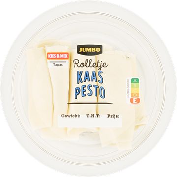 Foto van Jumbo kaas pesto rolletje 80g aanbieding bij jumbo | 3 voor 6.00