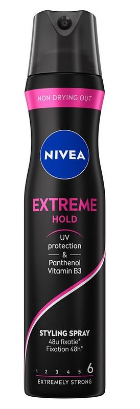 Foto van Nivea extreme hold styling spray