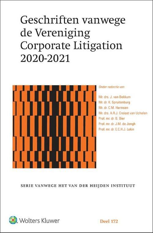 Foto van Geschriften vanwege de vereniging corporate litigation 2020-2021 - j. van bekkum - hardcover (9789013165166)