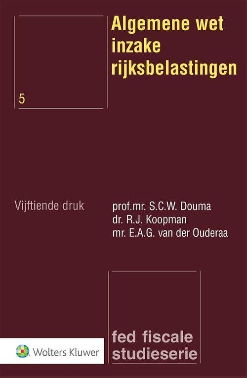 Foto van Algemene wet inzake rijksbelastingen - paperback (9789013172393)