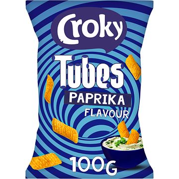 Foto van Croky tubes paprika 100g bij jumbo